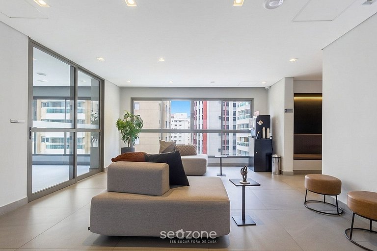 Apto. c/ Balcón, Vista Ciudad en Condo. NVA2217