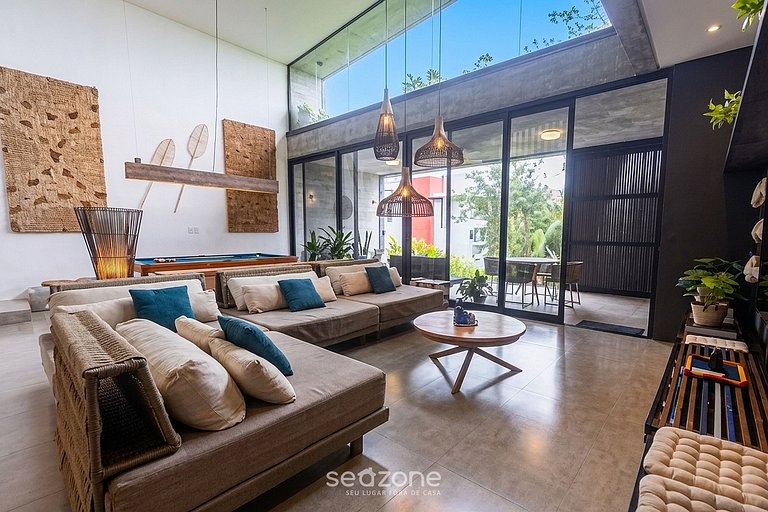 Casa c/ churrasq. priv. a 890m de Siriú ECN0227