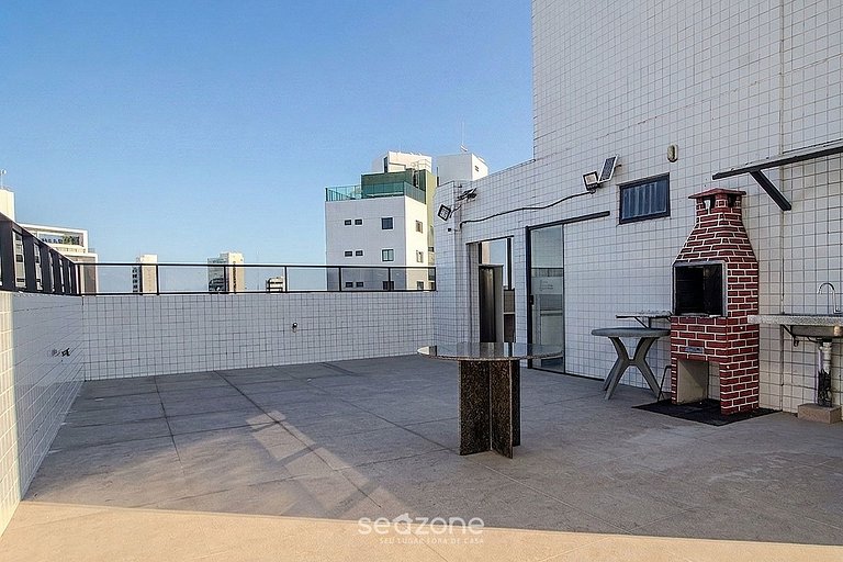 Studio em Cond. c/ Piscina e Vista Cid. GOL1705