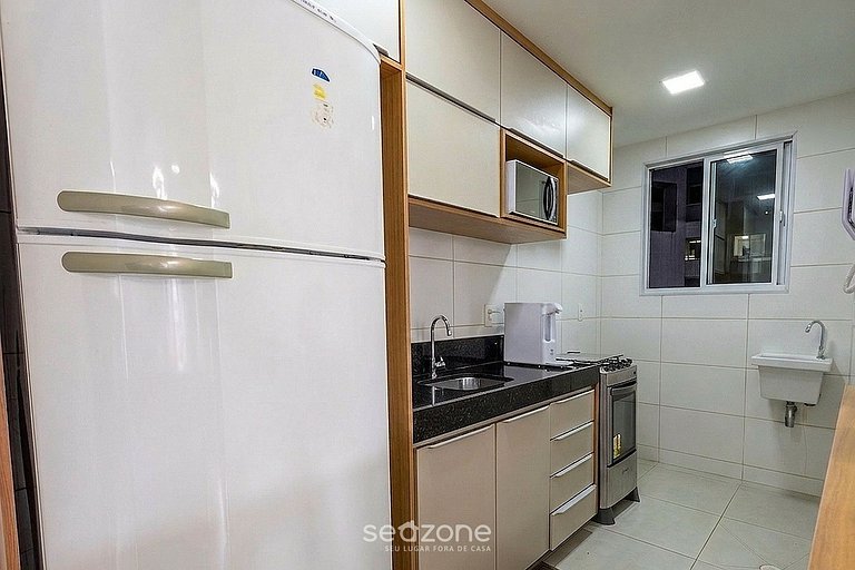 Apto. em Cond. c/ Piscina e Vista Cid. PAB0506