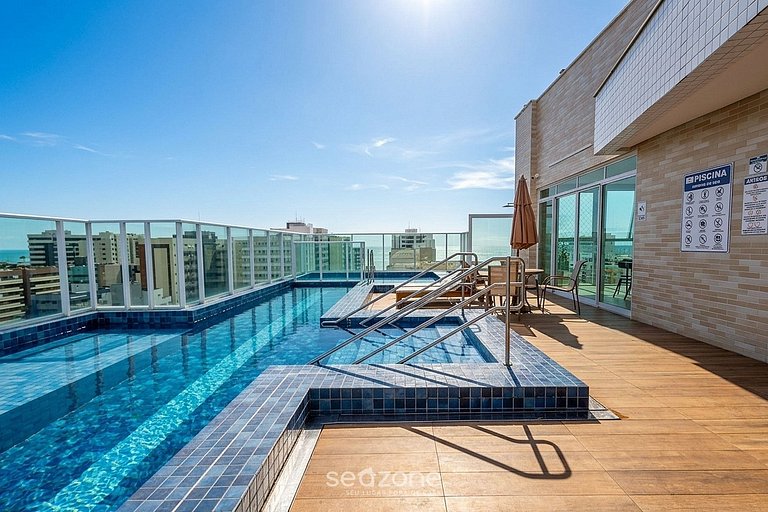 Apto. em Cond. c/ Piscina e Vista Cid. PAB0506