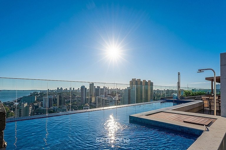 Estudio en Condo. c/ Piscina y Vista Mar BEA1509
