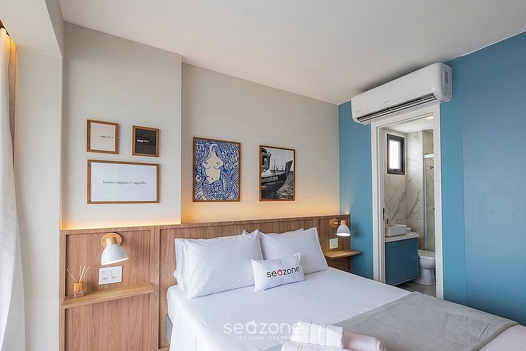 Estudio en Condo. c/ Piscina y Vista Mar BEA1509