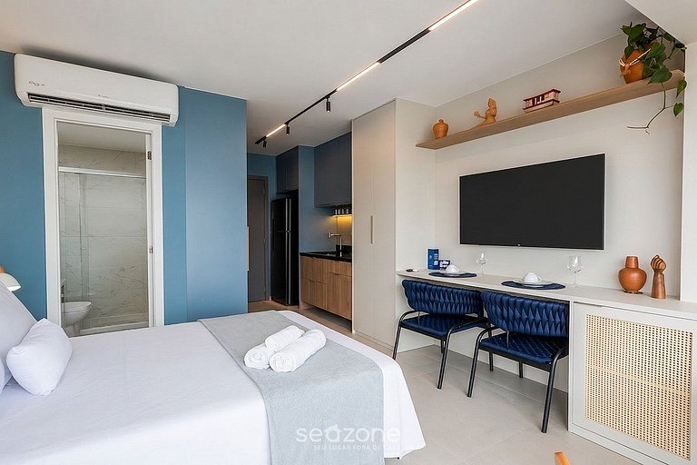 Estudio en Condo. c/ Piscina y Vista Mar BEA1509
