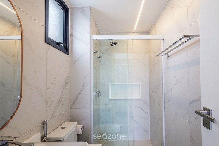 Studio em Cond. c/ Piscina e Vista Mar BEA1509