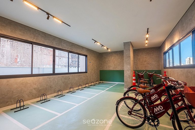 Studio em Cond. c/ Piscina e Vista Mar BEA1509
