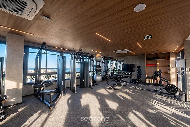 Studio em Cond. c/ Piscina e Vista Mar BEA1509
