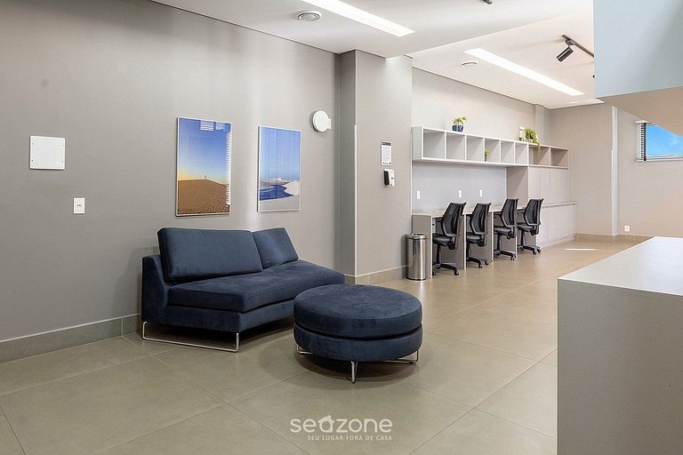 Studio em Cond. c/ Piscina e Vista Cid. VEO0507