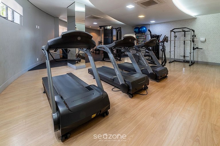 Studio em Cond. c/ Piscina e Vista Cid. VEO0507