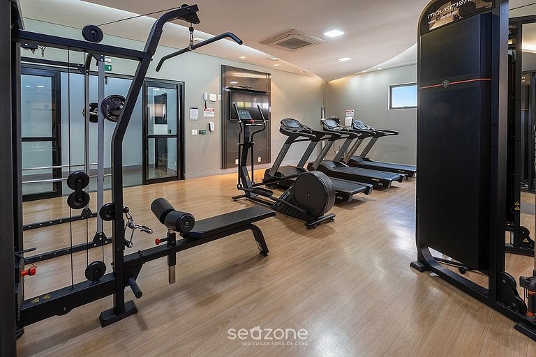 Studio em Cond. c/ Piscina e Vista Cid. VEO0507