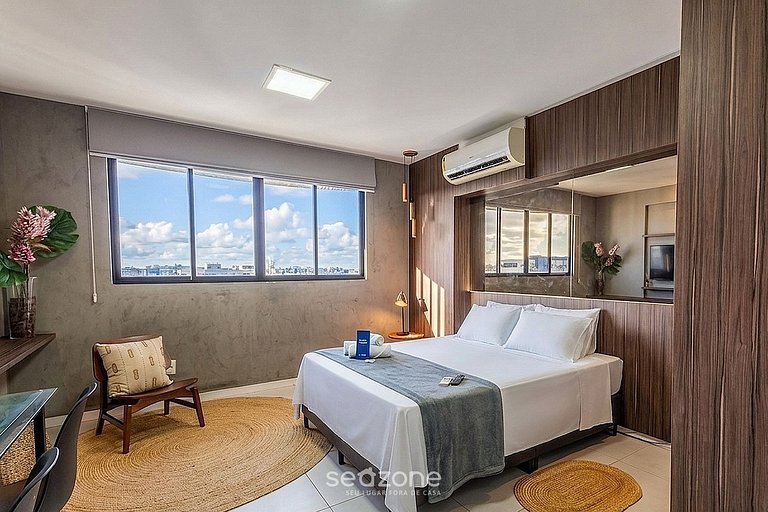 Studio en Condo. c/ Piscina y Vista Mar ETI1513