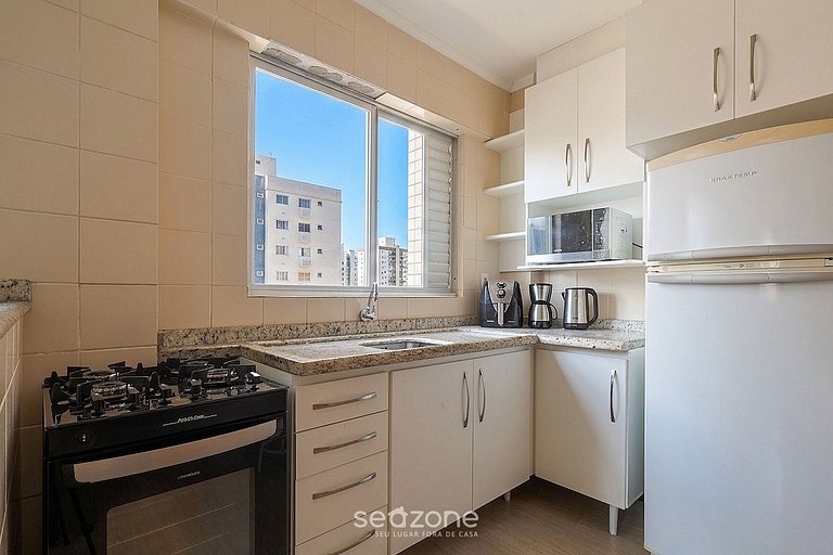 Apto. c/ vista al Mar y Playa a 480m Pl. EVZ1201