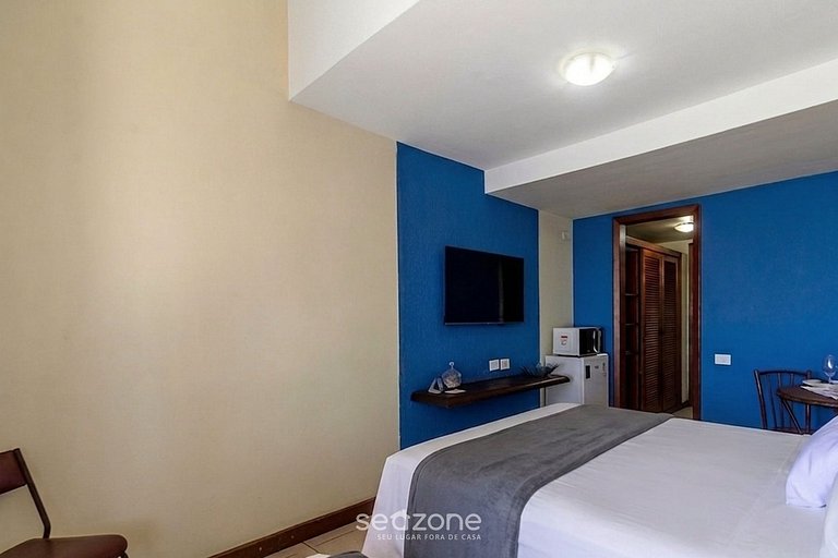 Studio em Cond. c/ Piscina e Vista Mar BAO0040