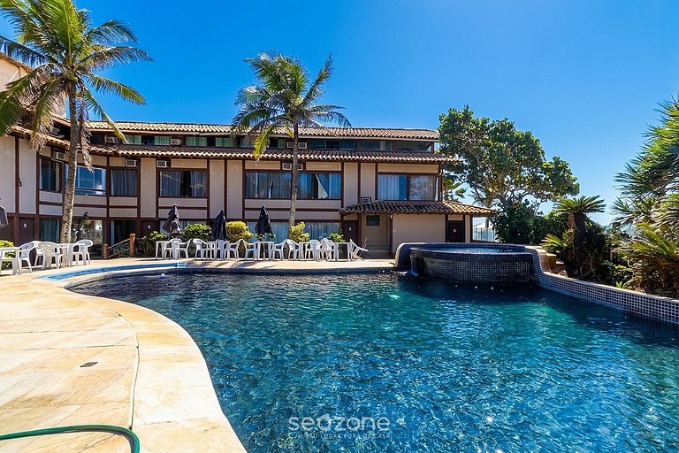 Studio em Cond. c/ Piscina e Vista Mar BAO0040