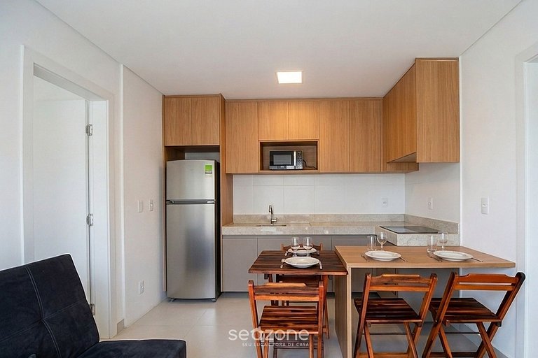Depto en Condo. c/ Piscina y Parr. BIP70006