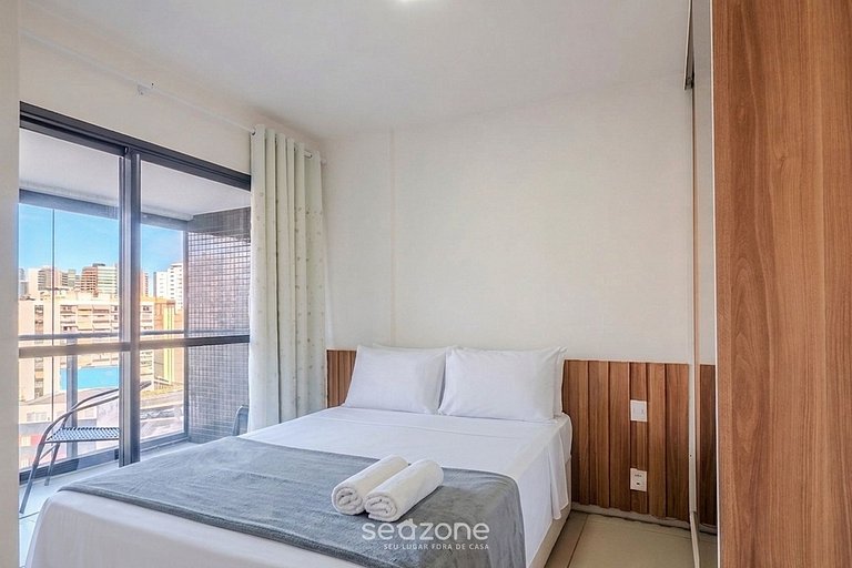 Apto. en Condo. c/ Piscina y Vista Cid. BLB1003