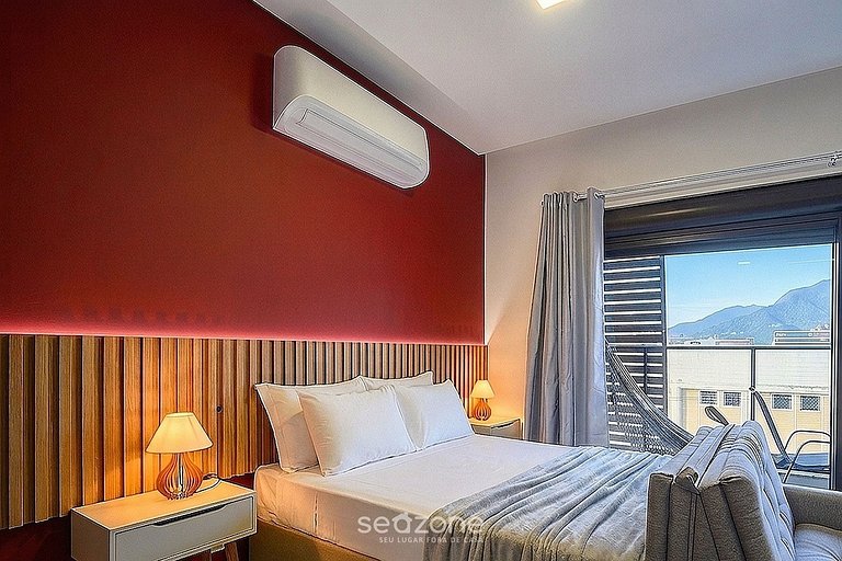 Studio em Cond. c/ Piscina e Vista Cid. LSA0312