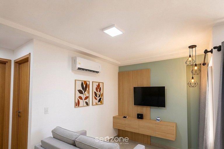 Apto. em Cond. c/ Piscina a 140m da Praia JLS0608