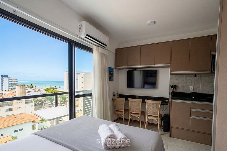 Apto. en Condo. c/ Piscina y Vista Mar ONE0602