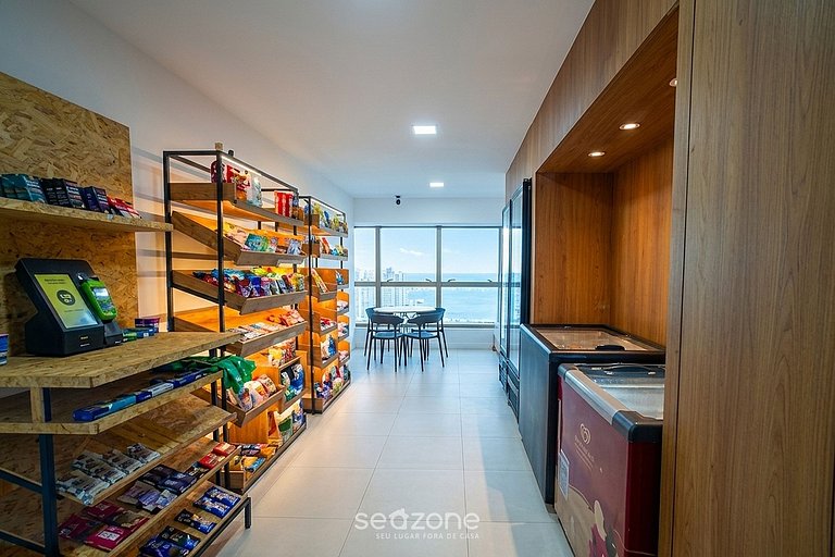 Studio em Cond. c/ Piscina e Vista Mar SCR0316