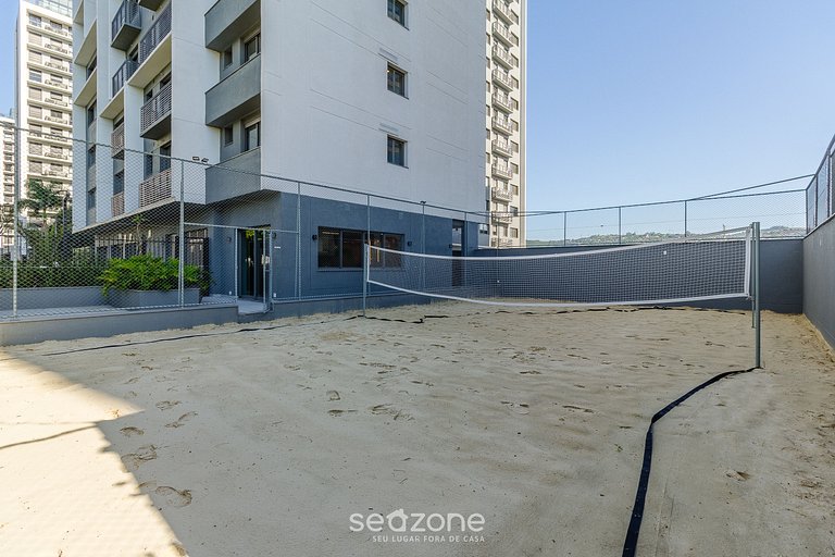 Studio em Cond. c/ Piscina e Vista Cid. MCP0708