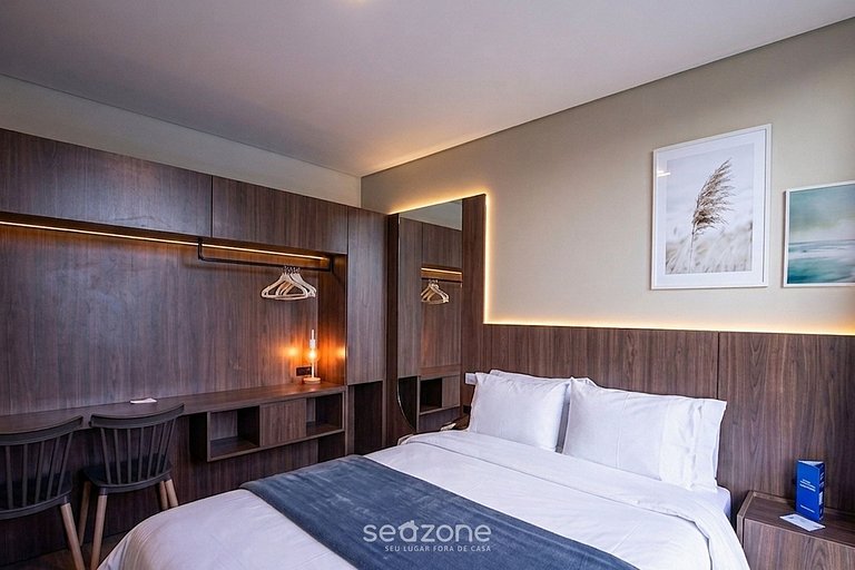 Studio em Cond. c/ Vista Montanha e Gar. UST0410