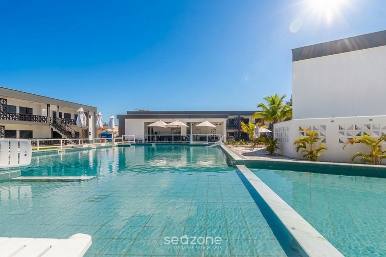 Apto. em Cond. c/ Piscina a 330m da Praia DVB0031