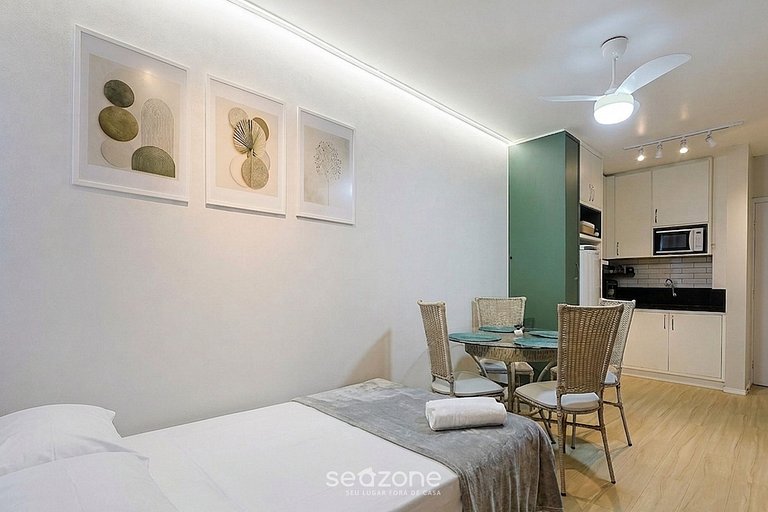 Apto. Bem localizado c/ Ar Cond. SND0035