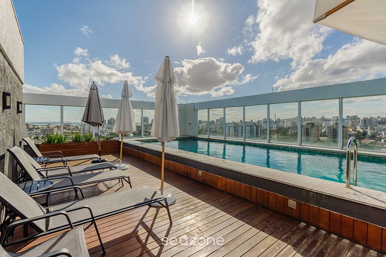 Apto. em Cond. c/ Piscina e Terraço RPF0307