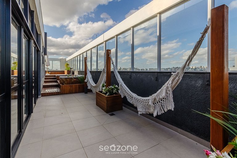 Apto. em Cond. c/ Piscina e Terraço RPF0307