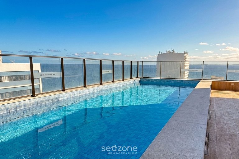 Apto. en Condo. c/ Piscina a 220m Pl. SFB0112