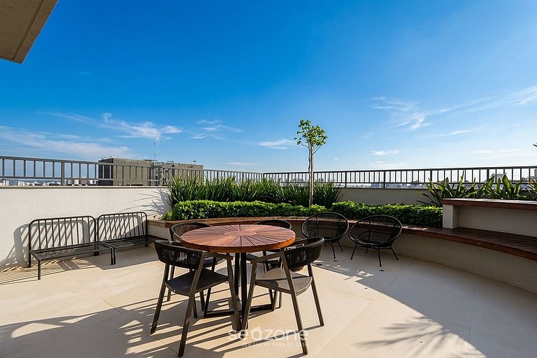 Studio Bem localizado em Cond. c/ Piscina SKG0503
