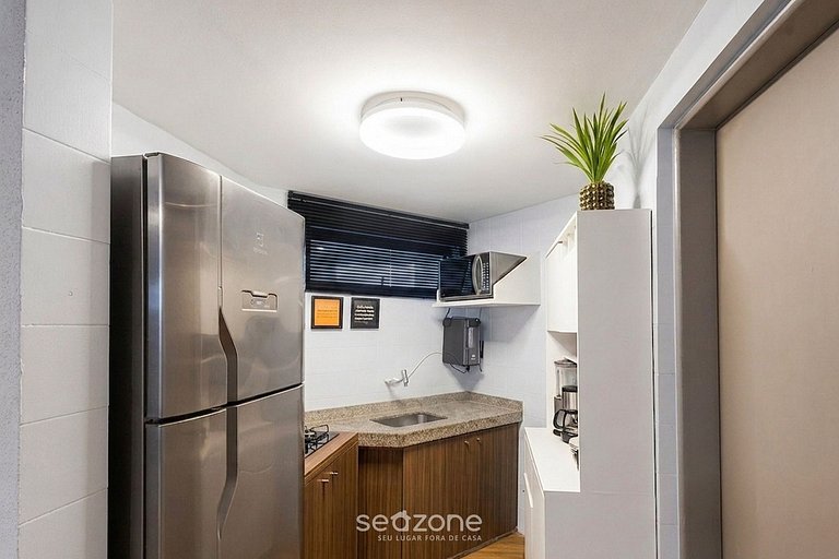 Apto. em Cond. c/ Piscina a 440m da Praia MIN0709