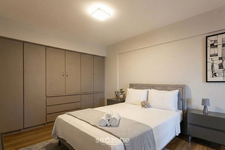 Apto. em Cond. c/ Piscina a 440m da Praia MIN0709