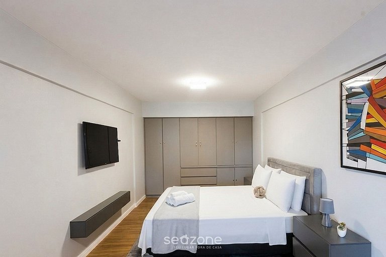 Apto. em Cond. c/ Piscina a 440m da Praia MIN0709