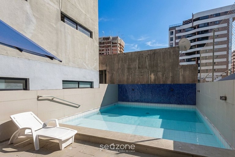 Apto. em Cond. c/ Piscina a 440m da Praia MIN0709