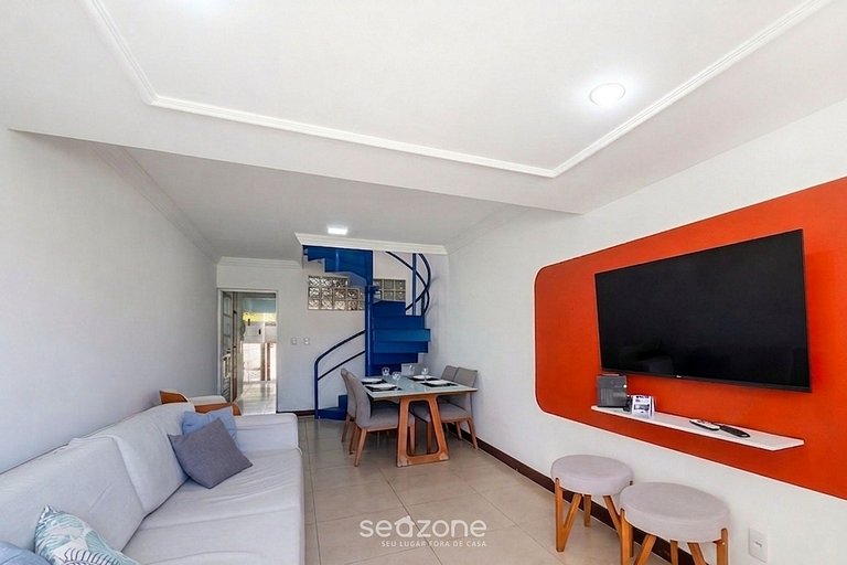 Casa em Cond. c/ Piscina a 870m da Praia VMS0008