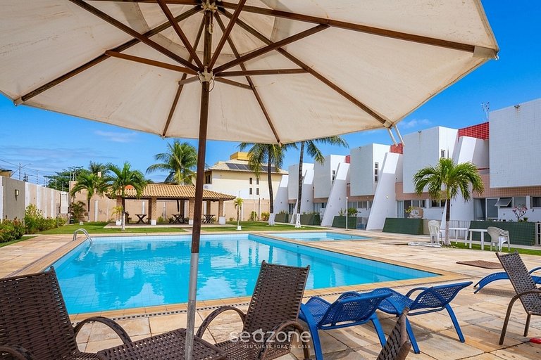 Casa em Cond. c/ Piscina a 870m da Praia VMS0008