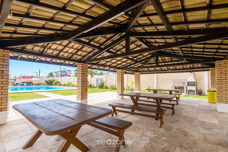 Casa em Cond. c/ Piscina a 870m da Praia VMS0008