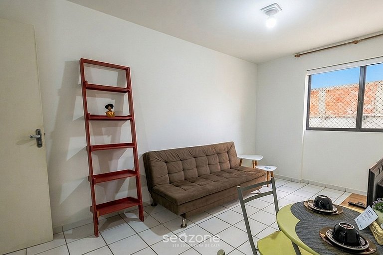 Apto. en Condo. c/ Piscina a 570m Playa VZA0106