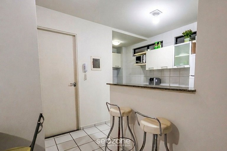Apto. em Cond. c/ Piscina a 570m do Mar VZA0106