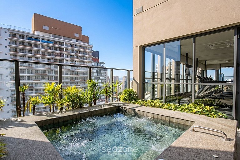 Studio Bem localizado em Cond. c/ Piscina SOM1406