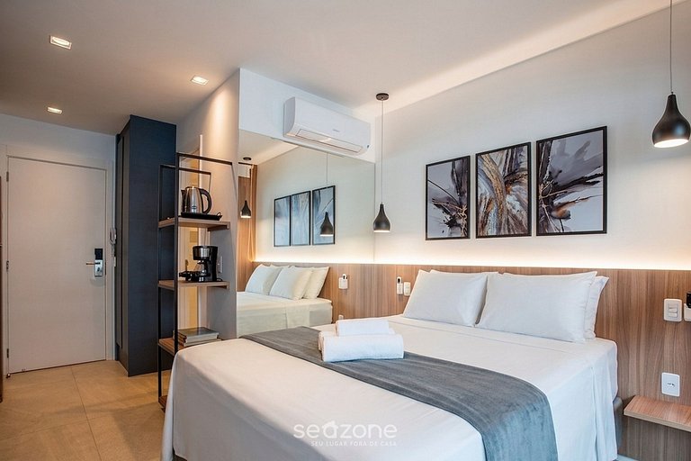 Studio Bien ubicado en Condo. c/ Piscina SOM1406