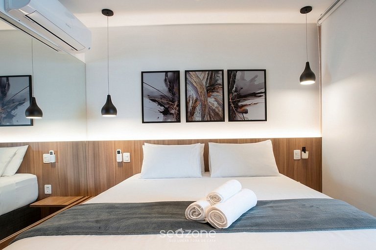 Studio Bem localizado em Cond. c/ Piscina SOM1406