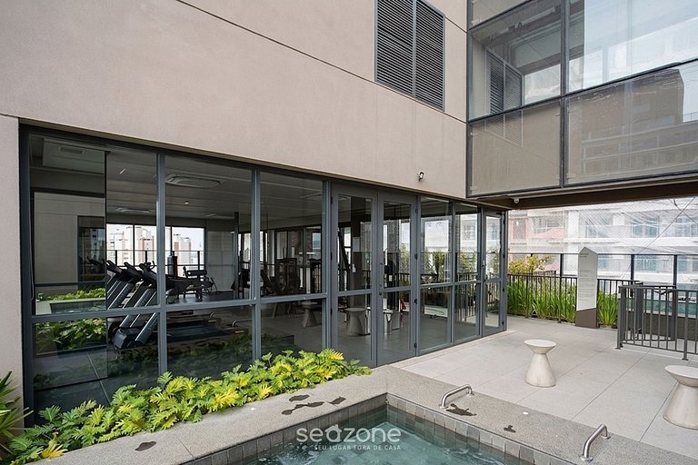 Studio Bien ubicado en Condo. c/ Piscina SOM1406