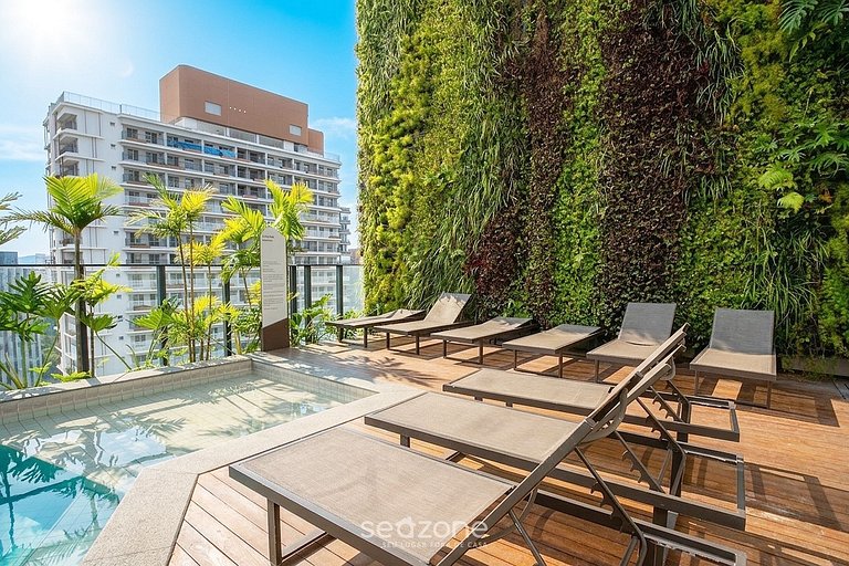 Studio Bien ubicado en Condo. c/ Piscina SOM1406