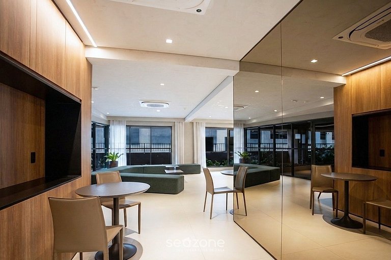Studio Bem localizado em Cond. c/ Piscina SOM1406