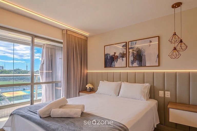 Apto. en Condo. c/ Piscina a 920m Playa BCA1004