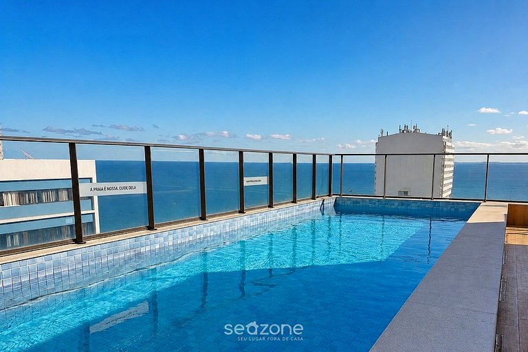 Apto. en Condo. c/ Piscina a 220m Pl. SFB0112
