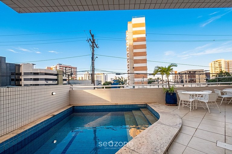 Apto. em Cond. c/ Piscina a 910m da Praia VVH0402